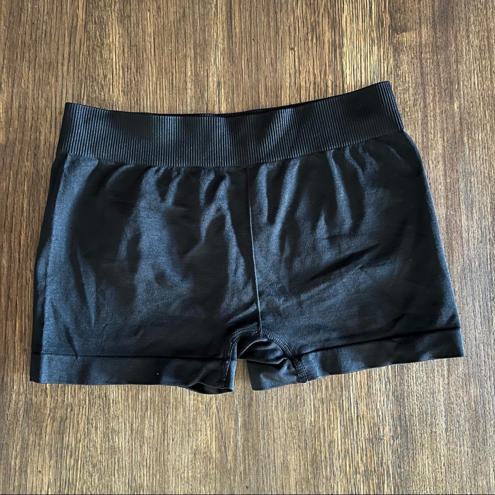 Jockey Black Spandex Shorts, S